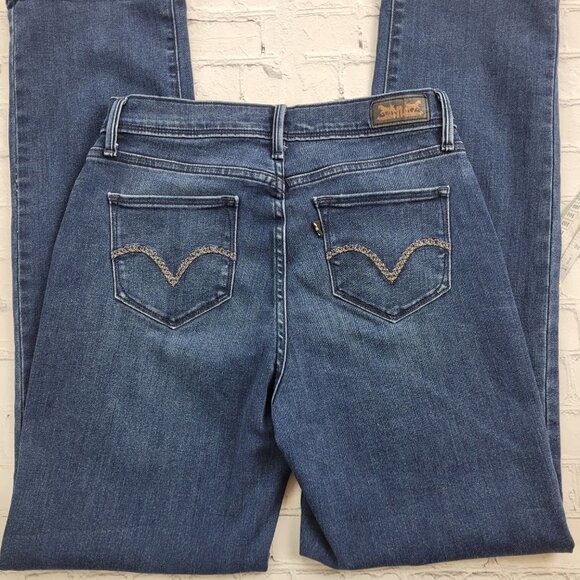 Levi’s Women’s blue 512 perfectly Slimming straight leg jeans size 28 - Picture 9 of 10